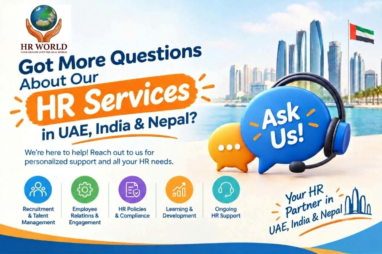 Got more questions about our HR services? Ask us